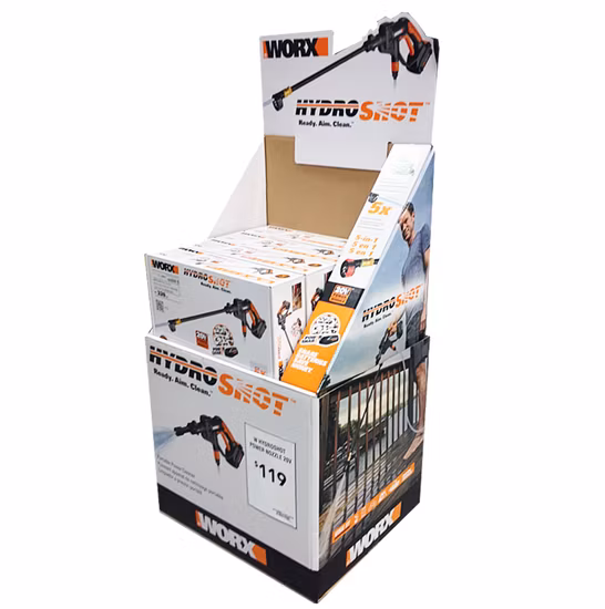 パッケージ製品 インサートディスプレイ ポップ POS リサイクル段ボール 紙ダンプボックス